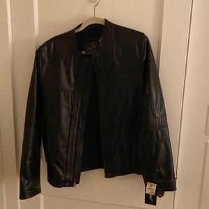 Black Rivet Leather Jacket
